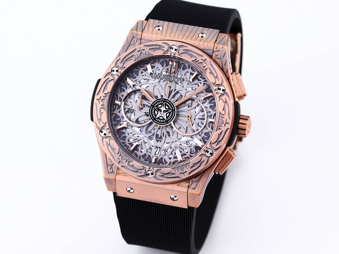 HUBLOT UBO Classic Fusion Series Wristwatch HUBLOT UBO Classic Fusion Series Wristwatch