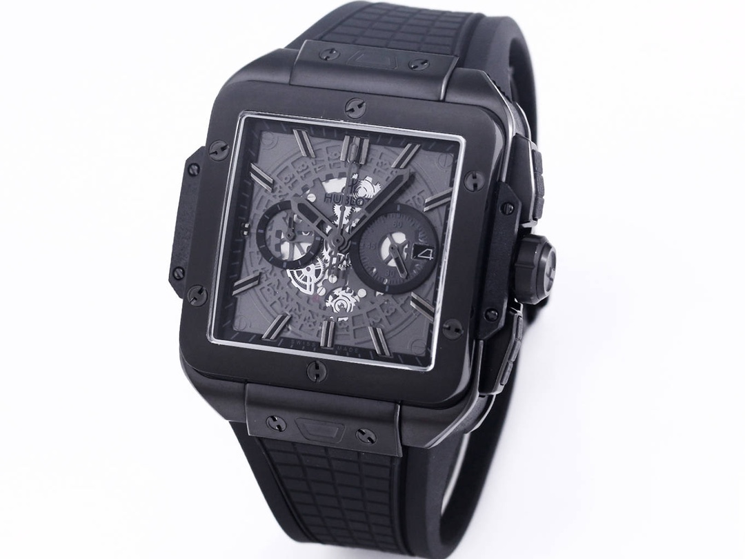 HUBLOT UBO Square Bang Unico Series Wristwatch HUBLOT UBO Square Bang Unico Series Wristwatch