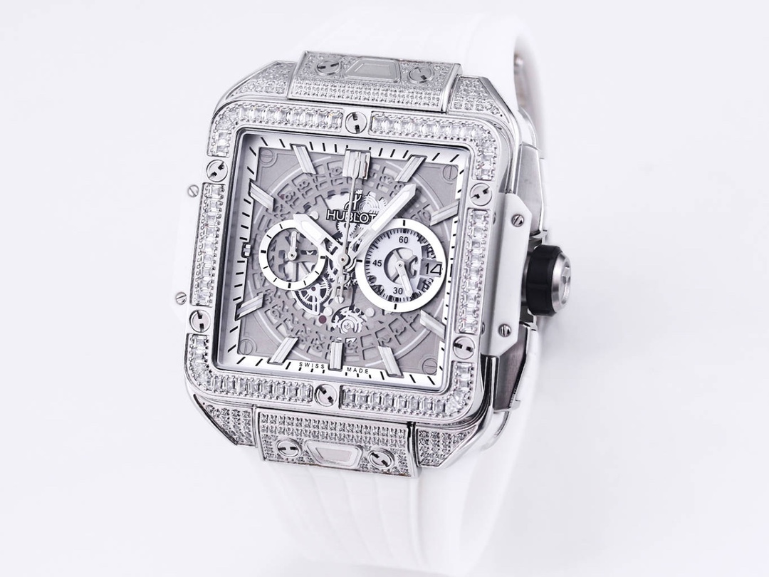 HUBLOT UBO Square Bang Unico Series Wristwatch HUBLOT UBO Square Bang Unico Series Wristwatch