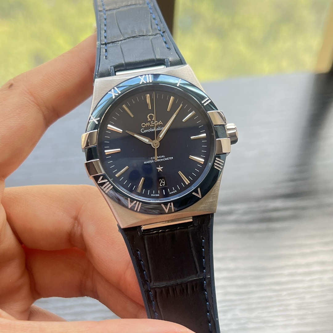 Omega Constellation series 13163412101001 Crocodile Leather Genuine Crocodile Leather Watch Omega Constellation series 13163412101001 Crocodile Leather Genuine Crocodile Leather Watch