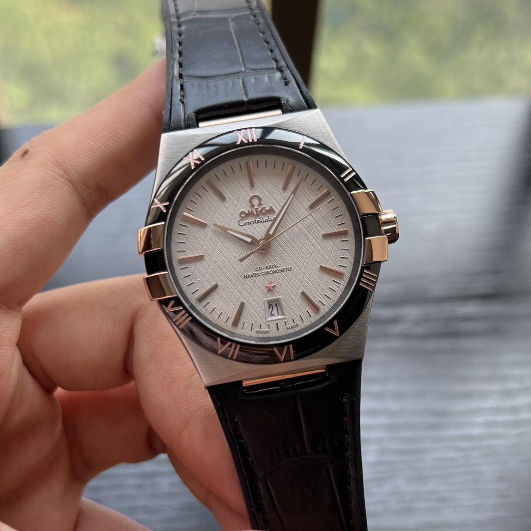 Omega Constellation series 13163412101001Crocodile Leather Genuine Crocodile Leather Watch Omega Constellation series 13163412101001Crocodile Leather Genuine Crocodile Leather Watch