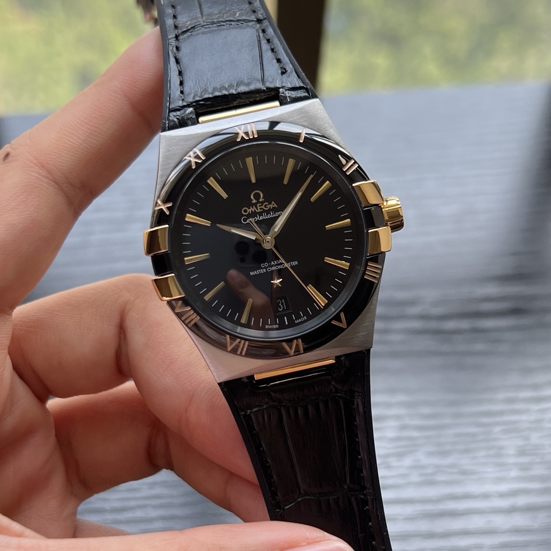 Omega Constellation series 13163412101001Crocodile Leather Genuine Crocodile Leather Watch Omega Constellation series 13163412101001Crocodile Leather Genuine Crocodile Leather Watch
