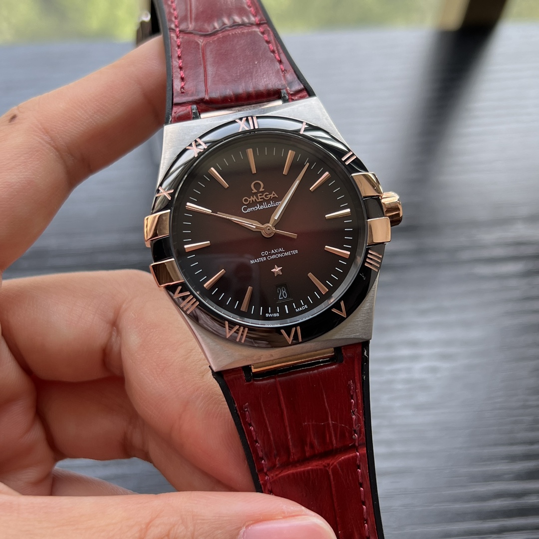 Omega Constellation series 13163412101001Crocodile Leather Genuine Crocodile Leather Watch Omega Constellation series 13163412101001Crocodile Leather Genuine Crocodile Leather Watch