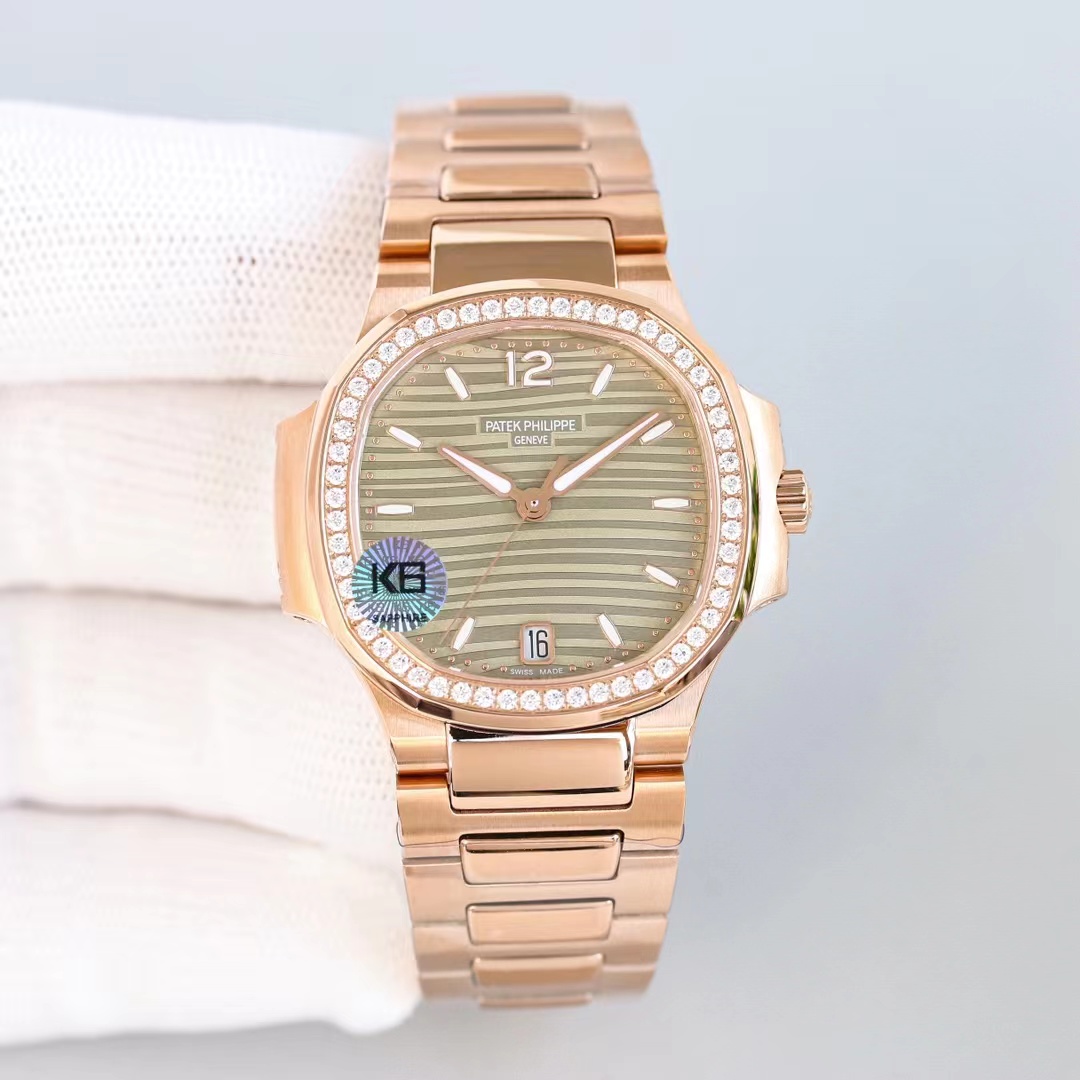 Patek Philippe Sporty and Elegant Parrot Shell Ladies Watch PP7118 Patek Philippe Sporty and Elegant Parrot Shell Ladies Watch PP7118