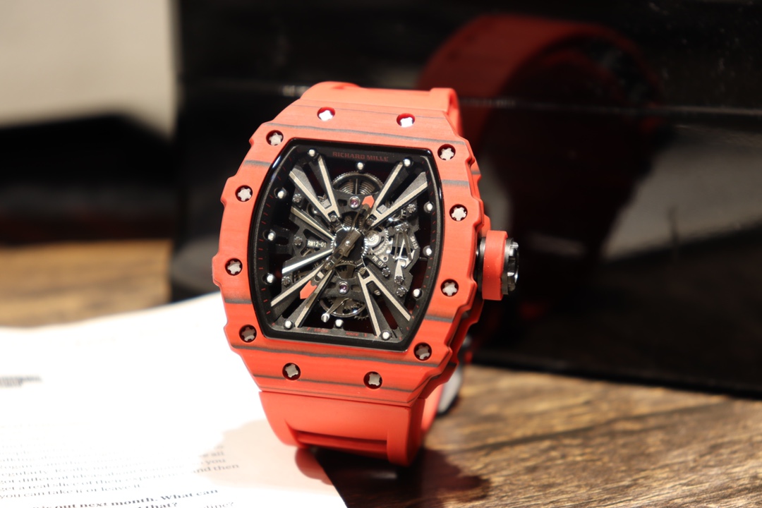 Richard Mille RM12-01 Openwork Tourbillon Streamlined Watch Richard Mille RM12-01 Openwork Tourbillon Streamlined Watch