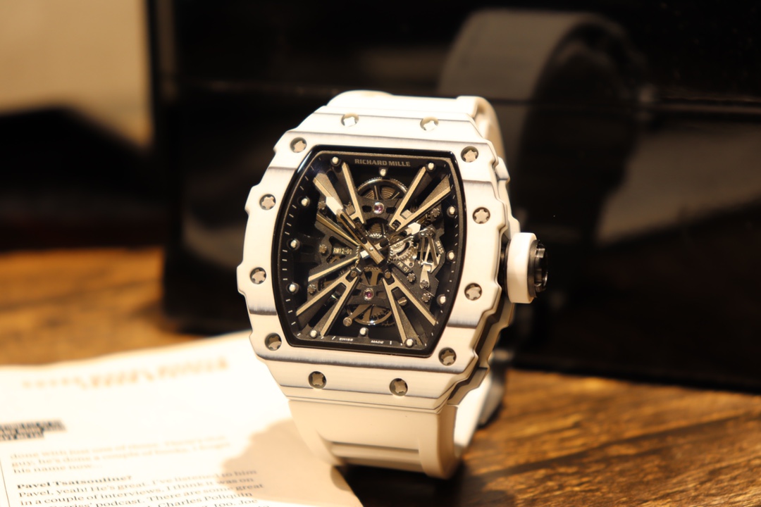 Richard Mille RM12-01 Openwork Tourbillon Streamlined Watch Richard Mille RM12-01 Openwork Tourbillon Streamlined Watch