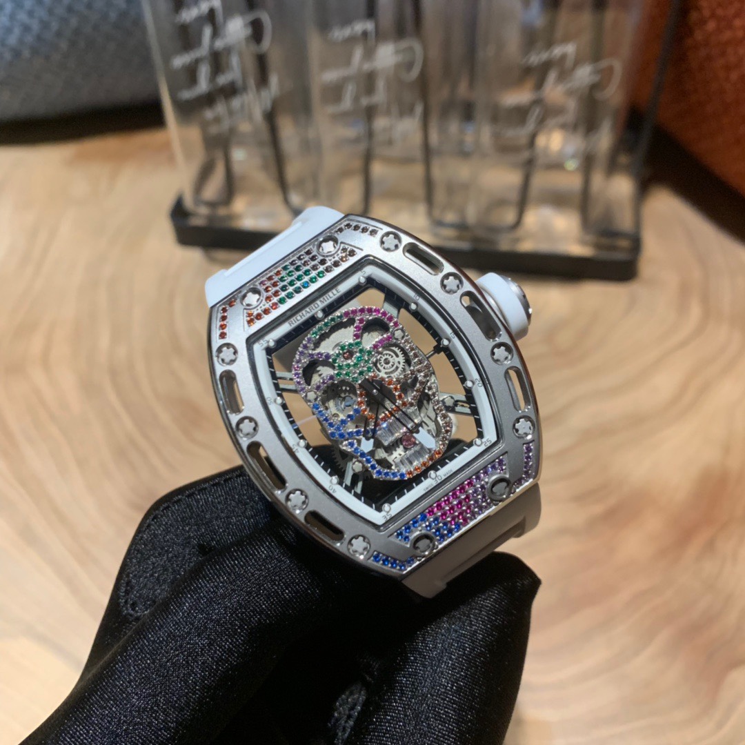 Richard Mille RM-052 Full Diamond Skull Collection Watch Richard Mille RM-052 Full Diamond Skull Collection Watch