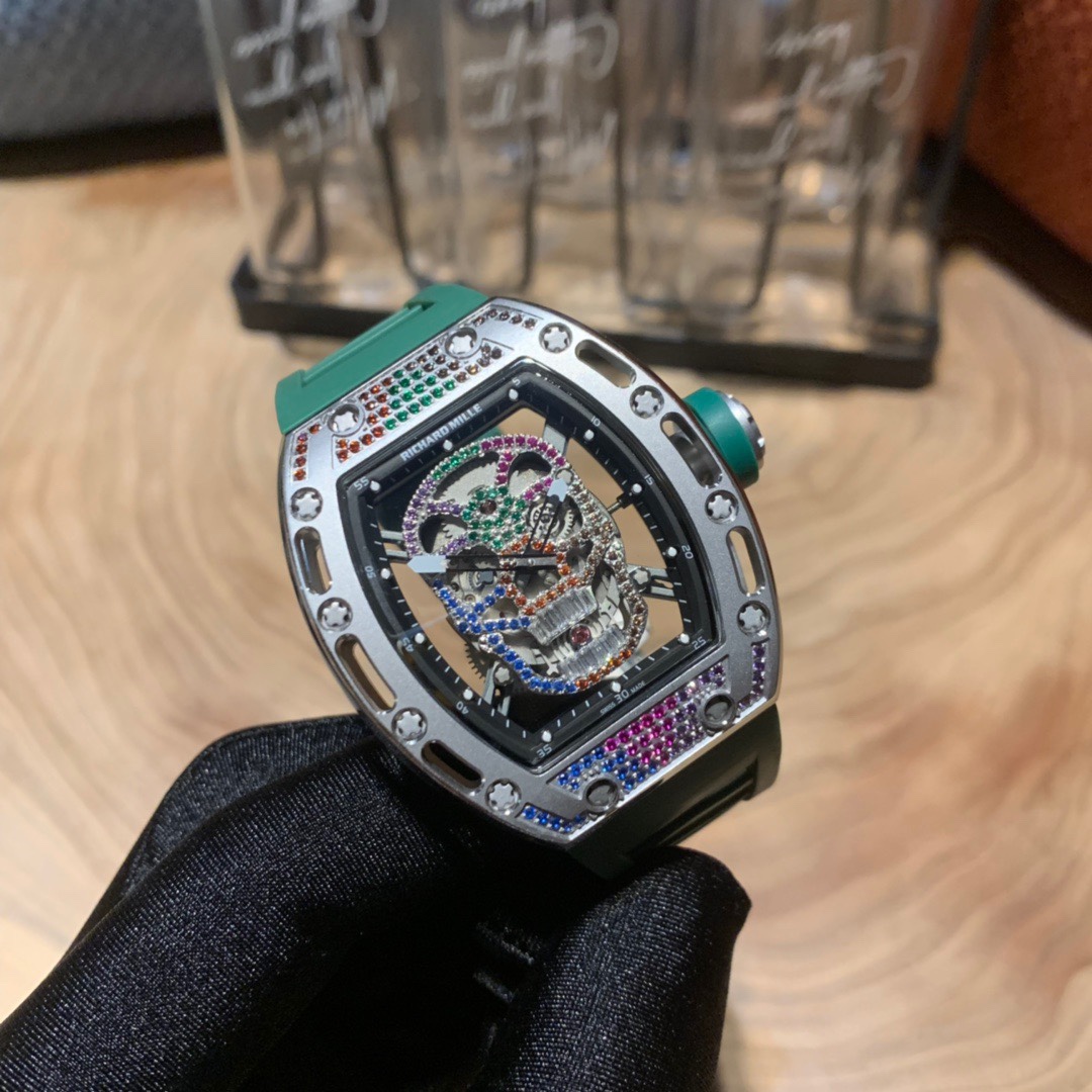 Richard Mille RM-052 Full Diamond Skull Collection Watch Richard Mille RM-052 Full Diamond Skull Collection Watch