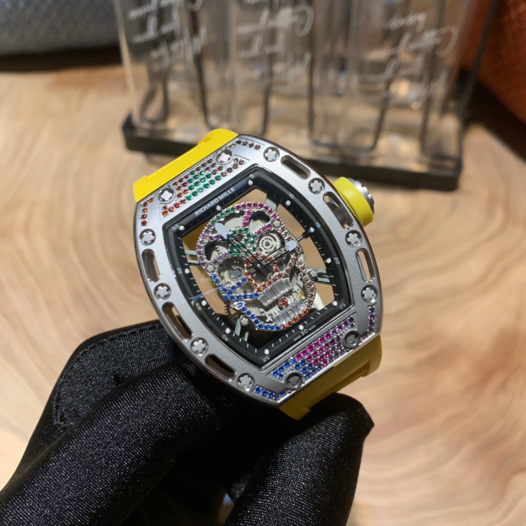 Richard Mille RM-052 Full Diamond Skull Collection Watch Richard Mille RM-052 Full Diamond Skull Collection Watch