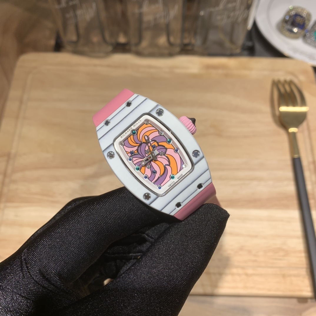 Richard Mille Enamel Cotton Candy RM-07-03 bon bon Collection Watch Richard Mille Enamel Cotton Candy RM-07-03 bon bon Collection Watch