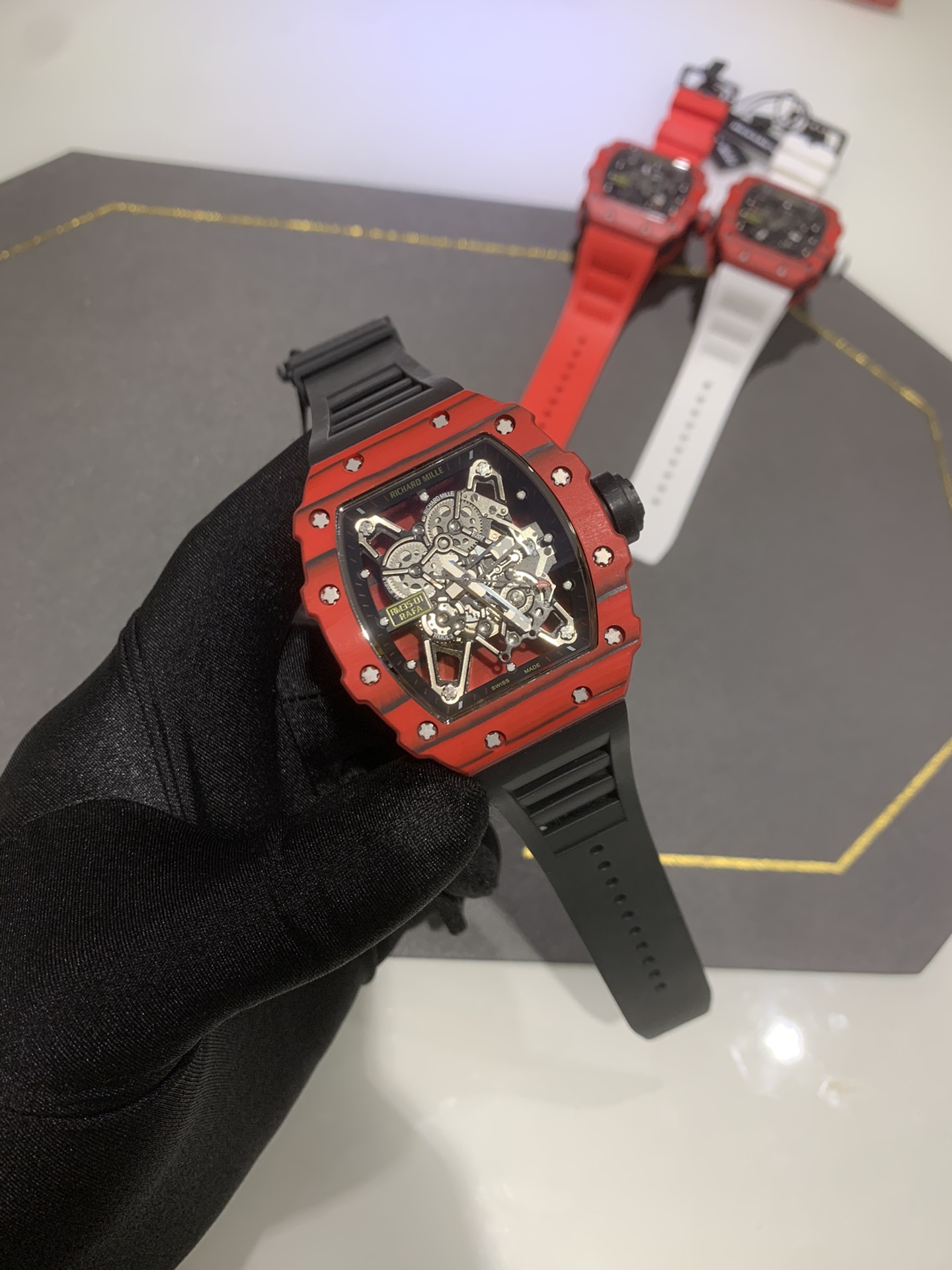 Richard Mille RM035-01 Rafael Nadal Carbon Fiber Collection Watch Richard Mille RM035-01 Rafael Nadal Carbon Fiber Collection Watch