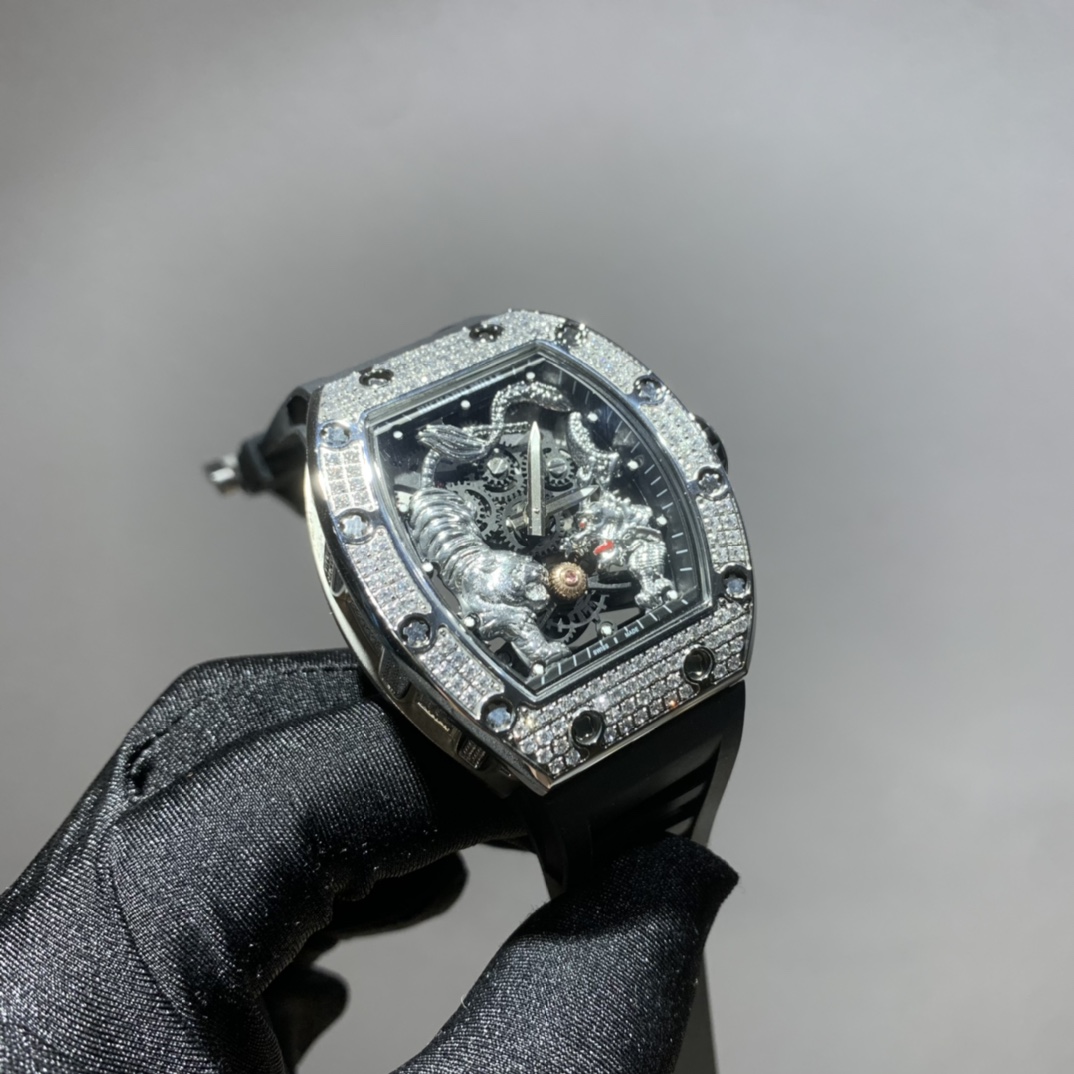 Richard Mille Ladies Collection RM 51-01 Tourbillon Tiger and Dragon – Michel Watch Richard Mille Ladies Collection RM 51-01 Tourbillon Tiger and Dragon – Michel Watch