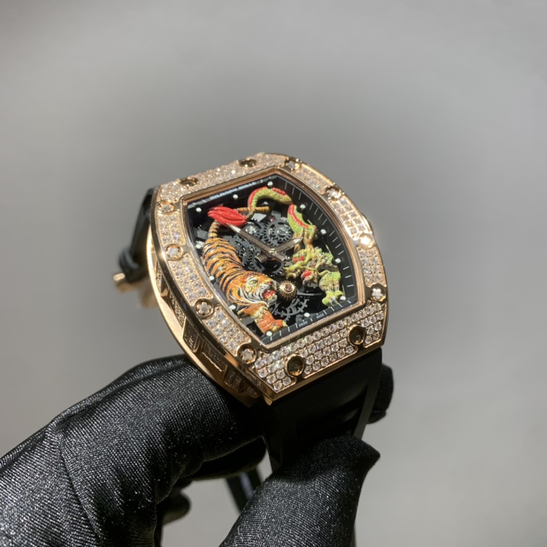 Richard Mille RM 51-01 Dragon and Tiger Fully Set Watch Richard Mille RM 51-01 Dragon and Tiger Fully Set Watch