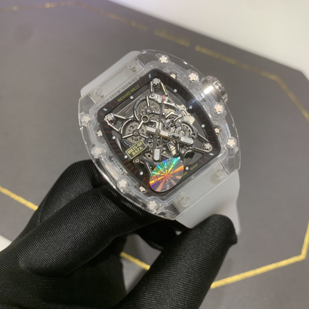 Richard Mille RM035-02 Transparent Crystal Limited Edition Watch Richard Mille RM035-02 Transparent Crystal Limited Edition Watch