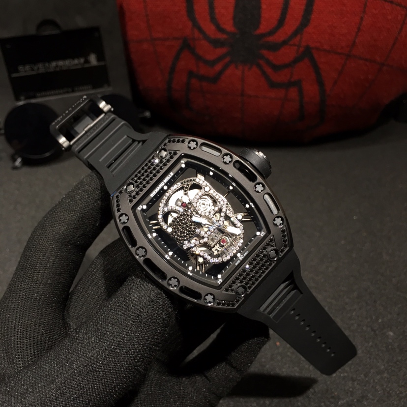 Richard Mille RM052-01 Skull Full Diamond Collection Watch Richard Mille RM052-01 Skull Full Diamond Collection Watch