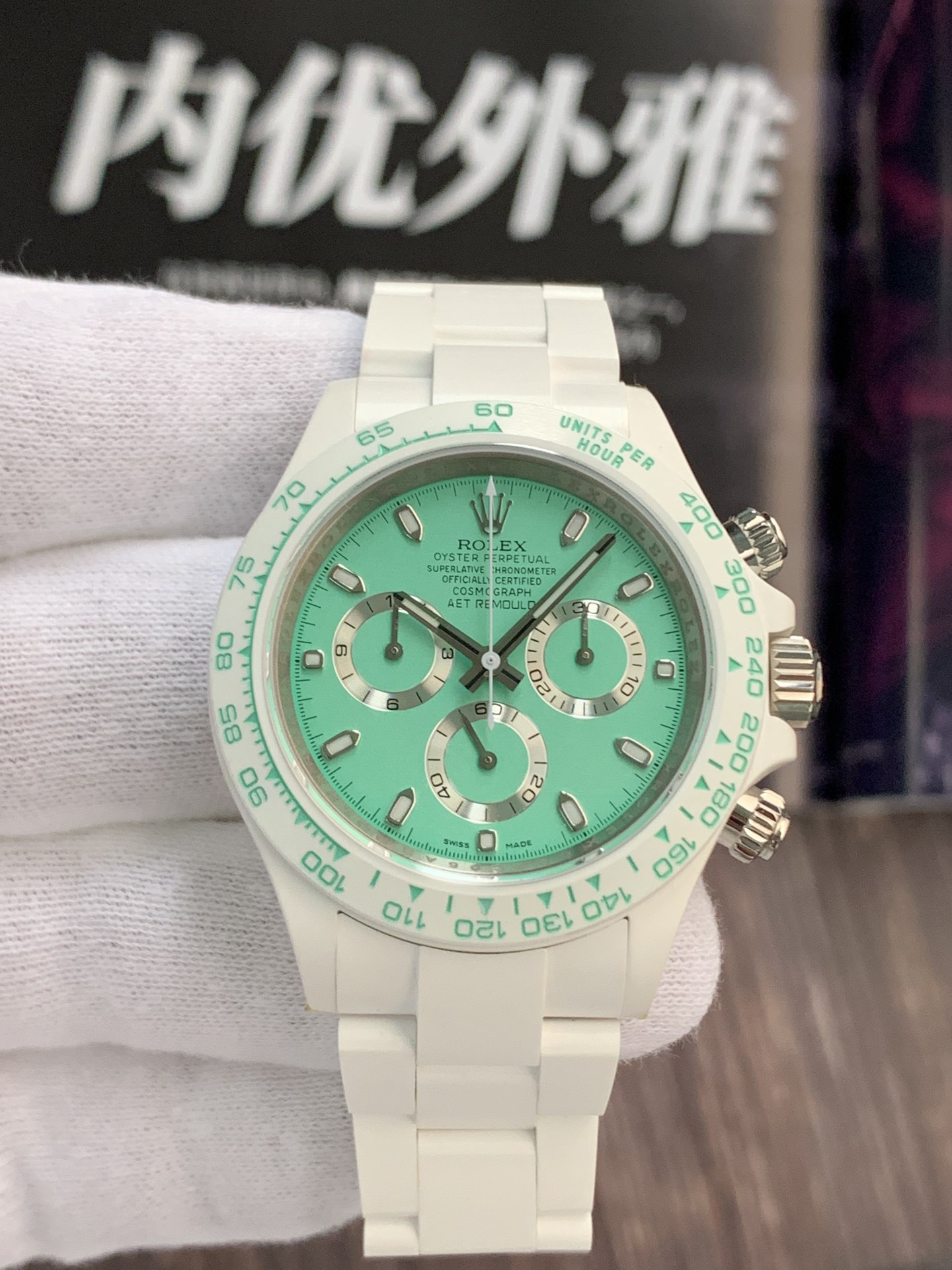 Rolex 4130 DeTomaso Abu Dhabi Ceramic Watch Rolex 4130 DeTomaso Abu Dhabi Ceramic Watch