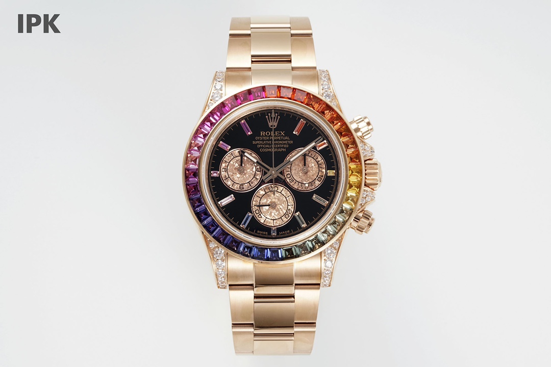 Rolex Rainbow Daytona Diamond-Set 4130 Movement Edition Rolex Rainbow Daytona Diamond-Set 4130 Movement Edition