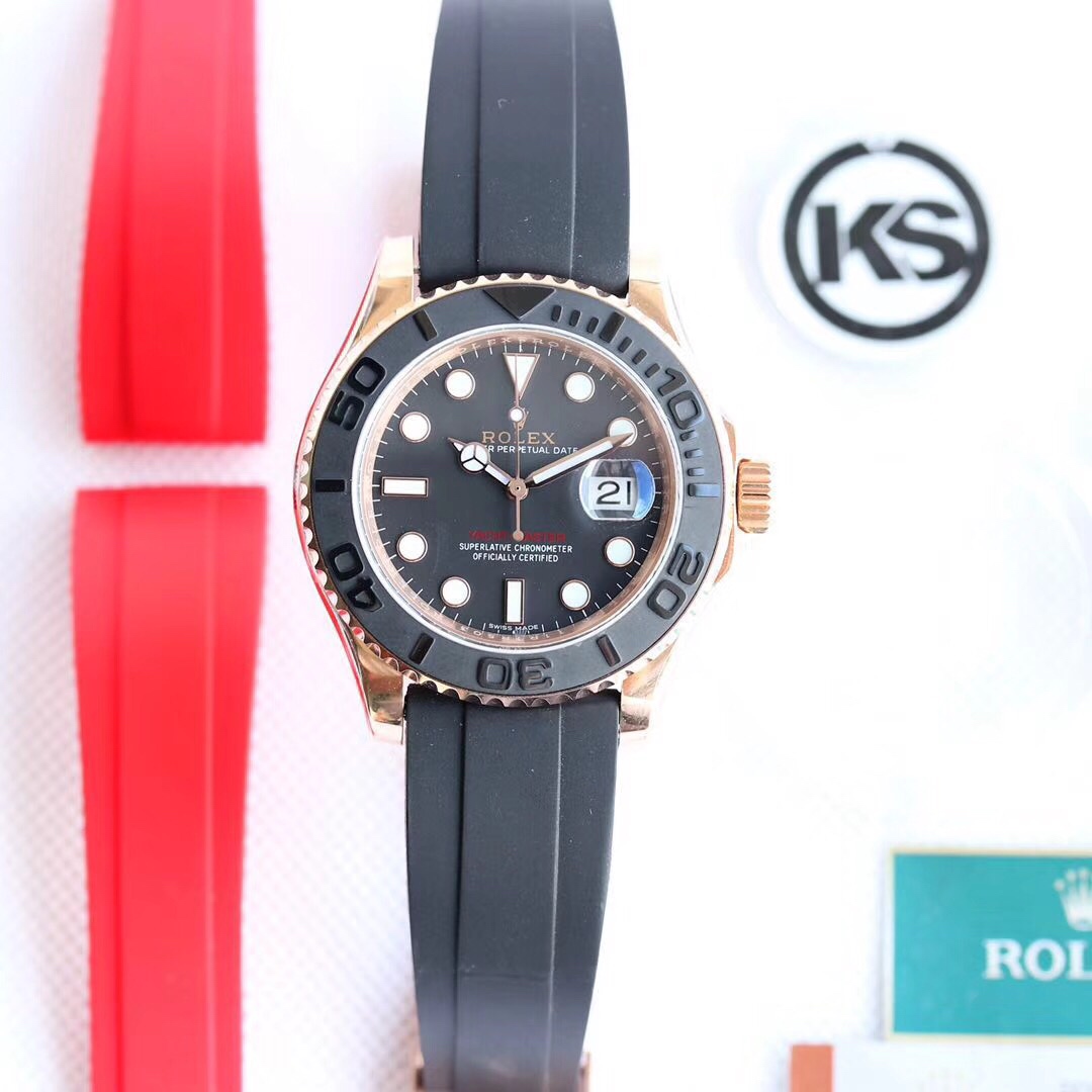 The Rolex Gold Yacht-Master, multi-color edition. The Rolex Gold Yacht-Master, multi-color edition.