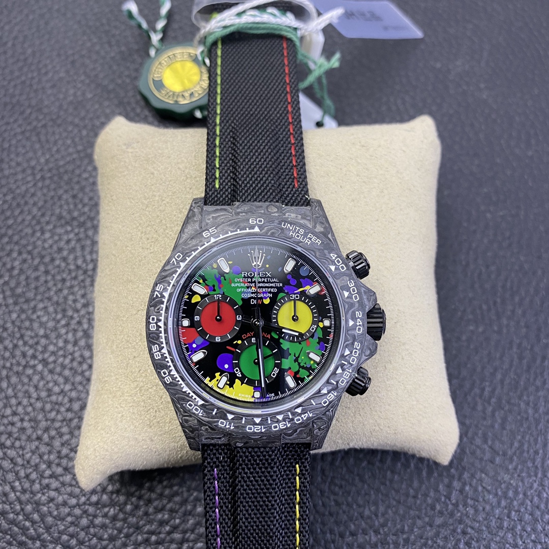 Rolex Cosmograph Daytona Series, Carbon Fiber with Multicolor Dial Edition Rolex Cosmograph Daytona Series, Carbon Fiber with Multicolor Dial Edition