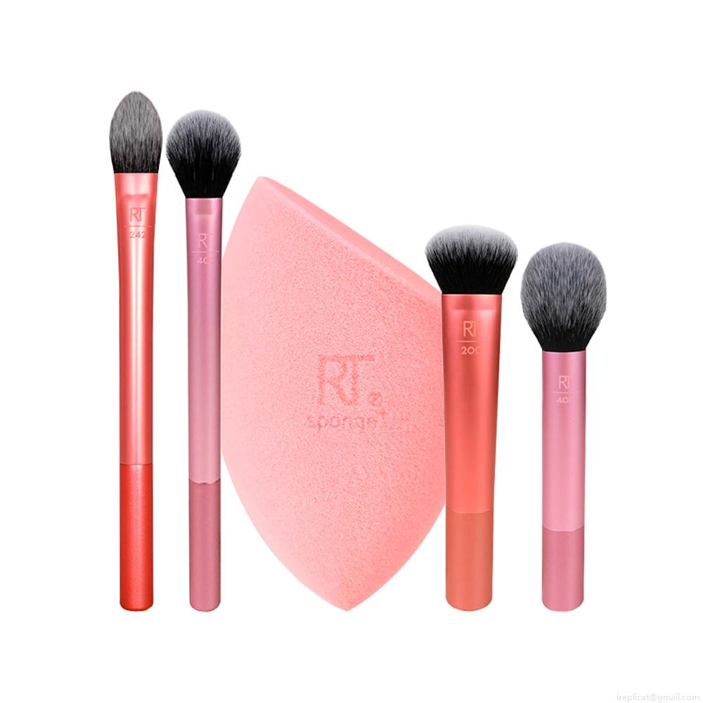 Kit Pincéis Para Preparação De Pele Real Techniques – 5 Produtos Kit Pincéis Para Preparação De Pele Real Techniques – 5 Produtos