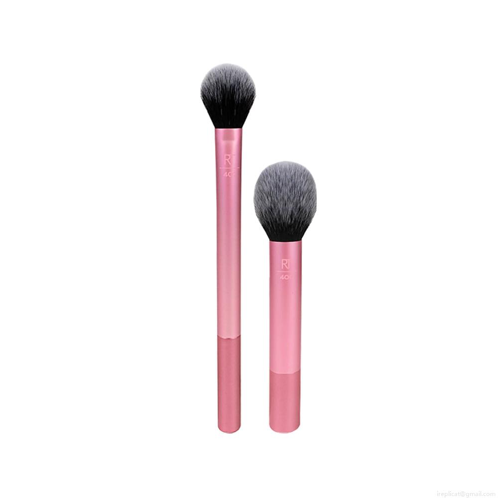 Kit Pincéis Para Contorno E Blush Real Techniques - Pincel Para Contorno Setting Brush Rosa + Pincel Para Blush Ultra Plush Rosa Kit Pincéis Para Contorno E Blush Real Techniques - Pincel Para Contorno Setting Brush Rosa + Pincel Para Blush Ultra Plush Rosa