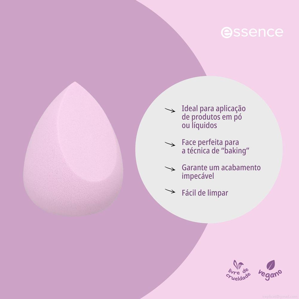 Esponja De Maquiagem Essence Make Up & Baking SpongeRosa Esponja De Maquiagem Essence Make Up & Baking SpongeRosa