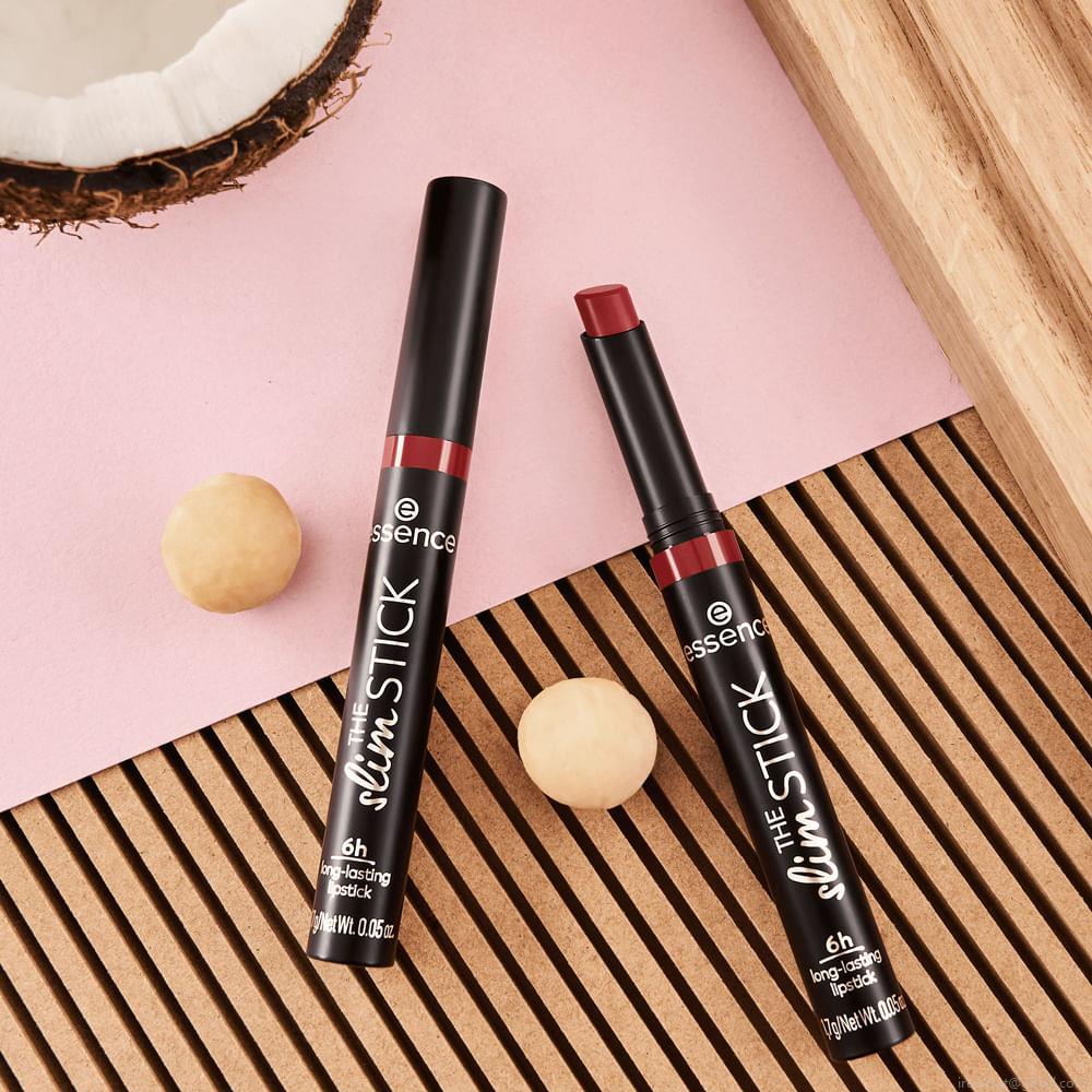 Batom Cremoso Aveludado Essence The Slim Stick 107 Hot Chili 1,7 g Batom Cremoso Aveludado Essence The Slim Stick 107 Hot Chili 1,7 g