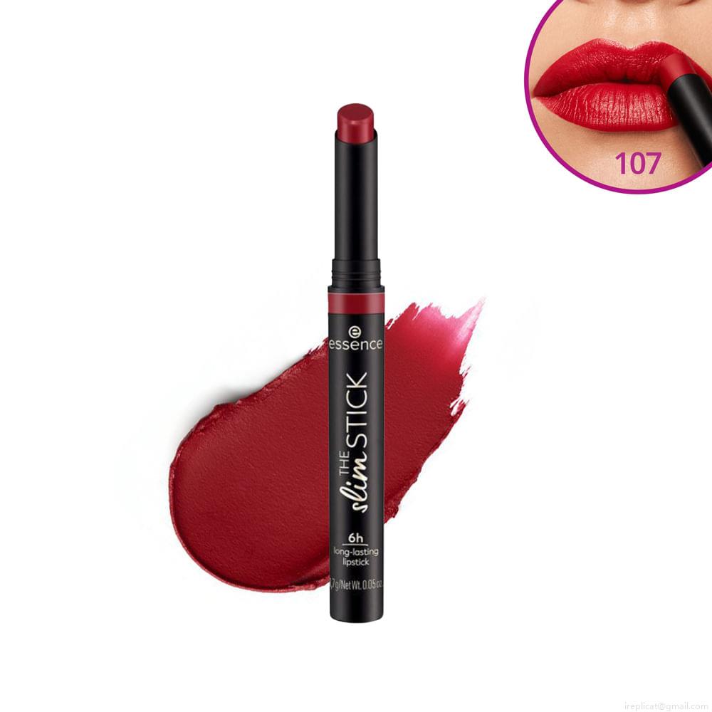 Batom Cremoso Aveludado Essence The Slim Stick 107 Hot Chili 1,7 g Batom Cremoso Aveludado Essence The Slim Stick 107 Hot Chili 1,7 g