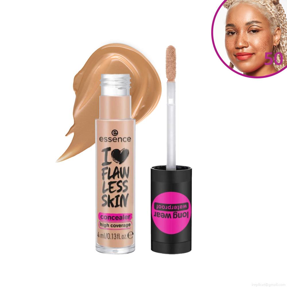 Corretivo Líquido I Love Flawless Skin Essence 50 Light Sand 4ml Corretivo Líquido I Love Flawless Skin Essence 50 Light Sand 4ml