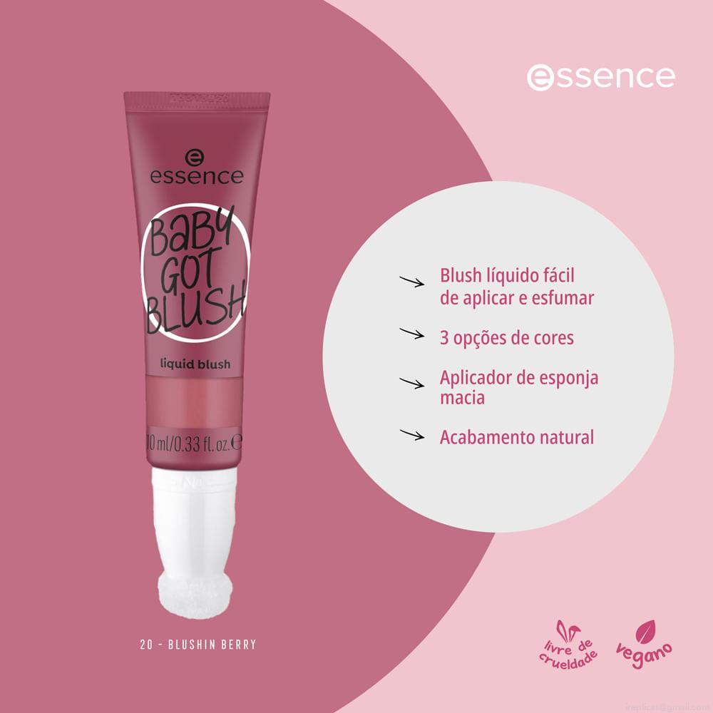 Blush Líquido Baby Got Blush Essence 20 Blushin Berry 10 ml Blush Líquido Baby Got Blush Essence 20 Blushin Berry 10 ml