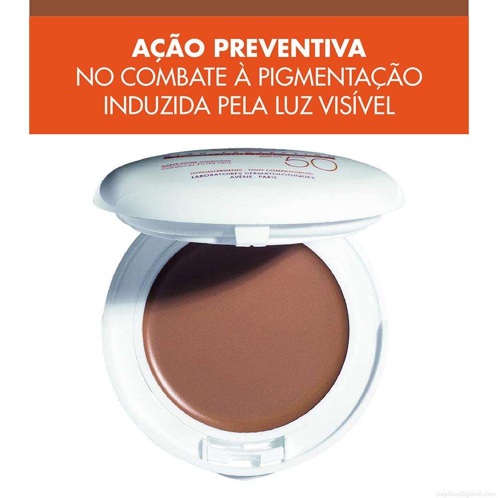 Base Compacta em Pó 2 em 1 Avène Haute Protection FPS 50 Sable 10 g Base Compacta em Pó 2 em 1 Avène Haute Protection FPS 50 Sable 10 g
