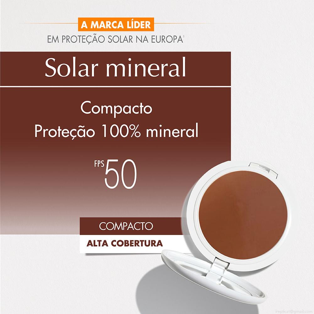 Base Compacta em Pó 2 em 1 Avène Haute Protection FPS 50 Doré 10 g Base Compacta em Pó 2 em 1 Avène Haute Protection FPS 50 Doré 10 g