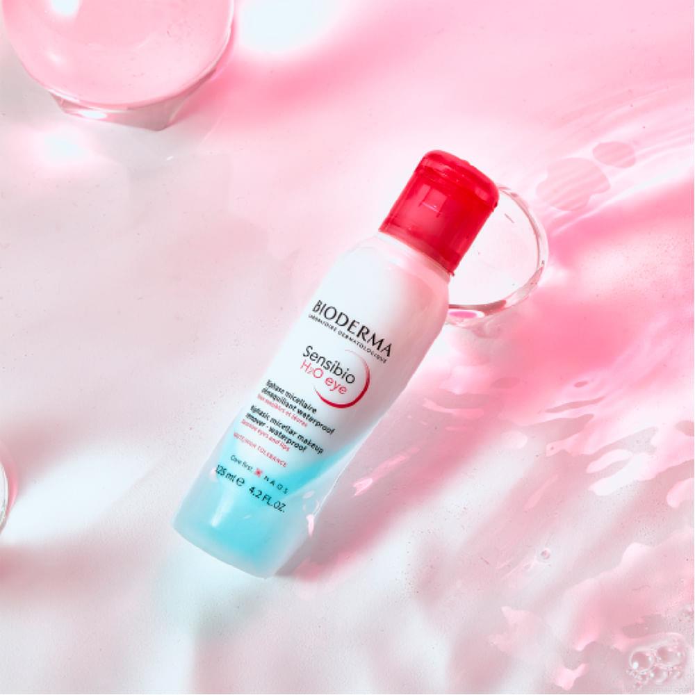 Demaquilante Bifásico Bioderma Sensibio H2O Eye 125 ml Demaquilante Bifásico Bioderma Sensibio H2O Eye 125 ml
