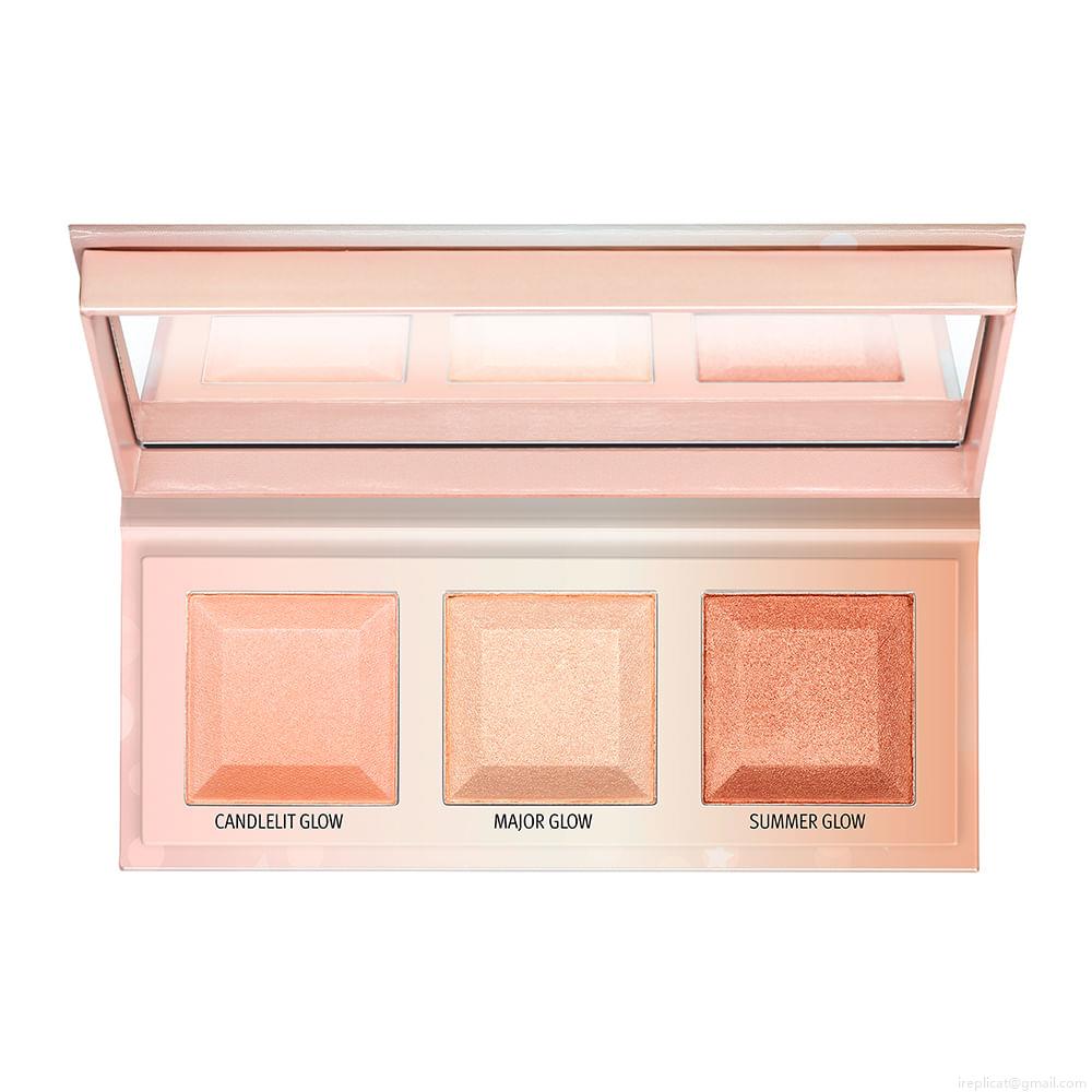 Paleta de Iluminador em Pó Essence Choose Your Glow 3 Shades Paleta de Iluminador em Pó Essence Choose Your Glow 3 Shades
