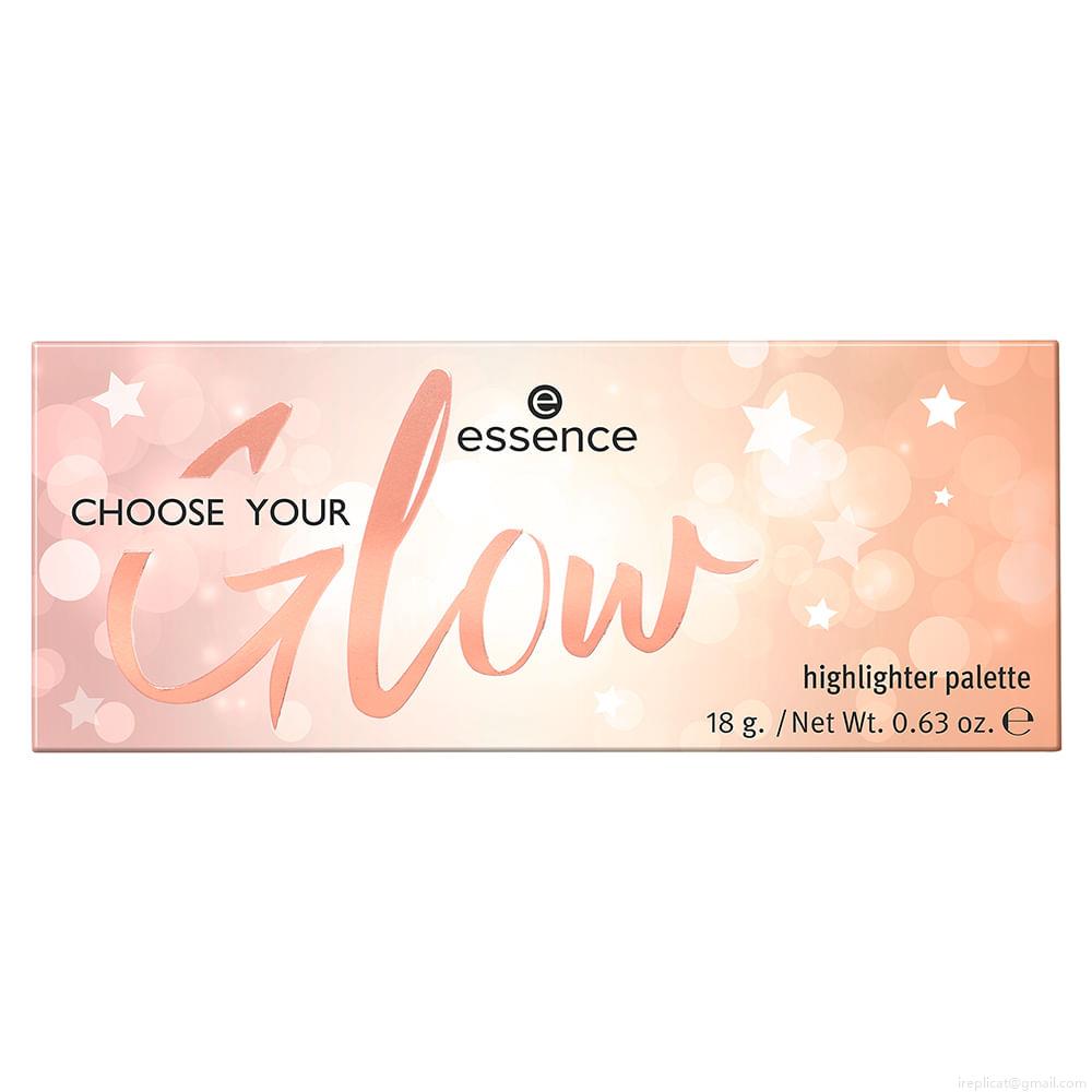 Paleta de Iluminador em Pó Essence Choose Your Glow 3 Shades Paleta de Iluminador em Pó Essence Choose Your Glow 3 Shades