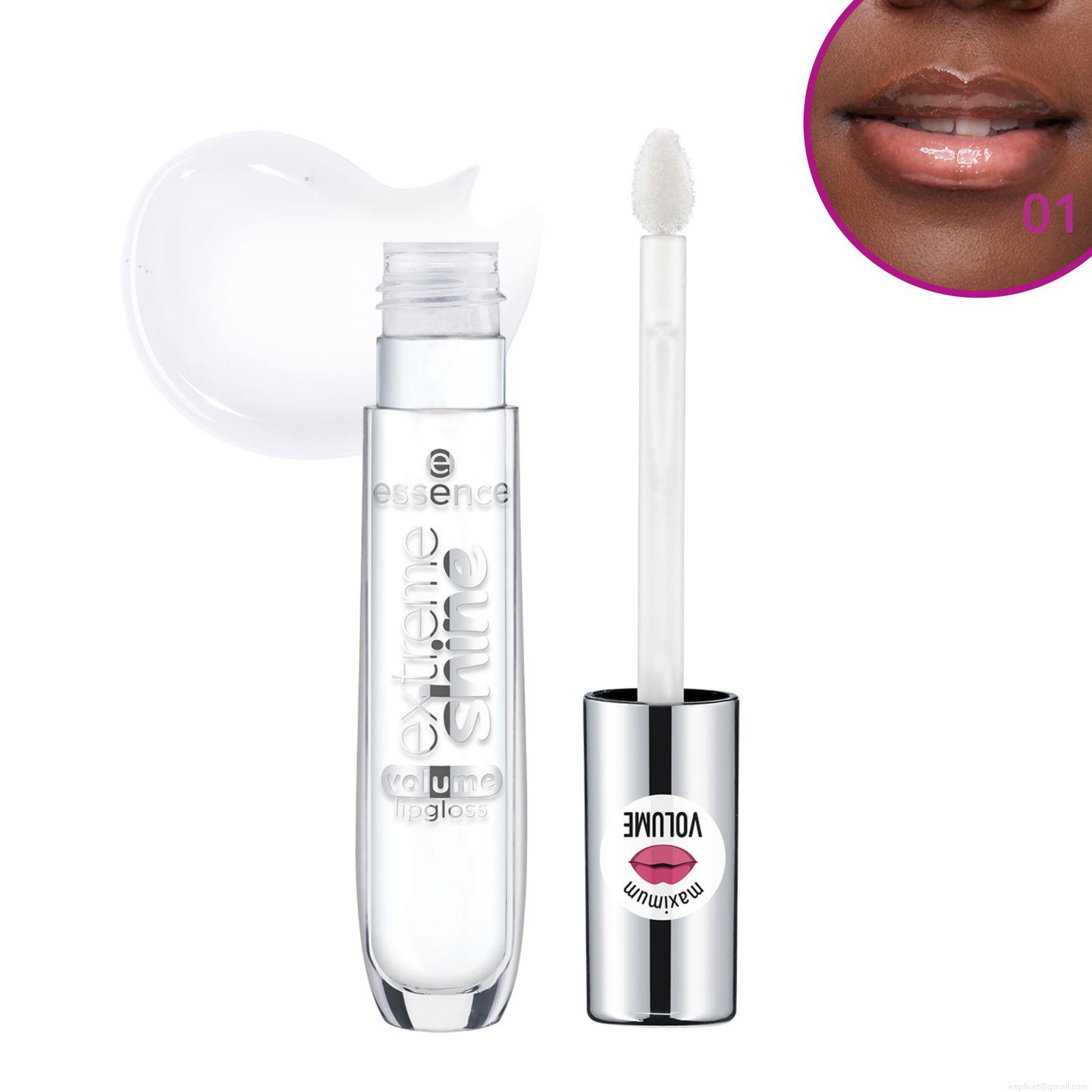 Gloss Labial Líquido Cintilante Essence Extreme Shine Volume 01 Crystal Clear 5 ml Gloss Labial Líquido Cintilante Essence Extreme Shine Volume 01 Crystal Clear 5 ml