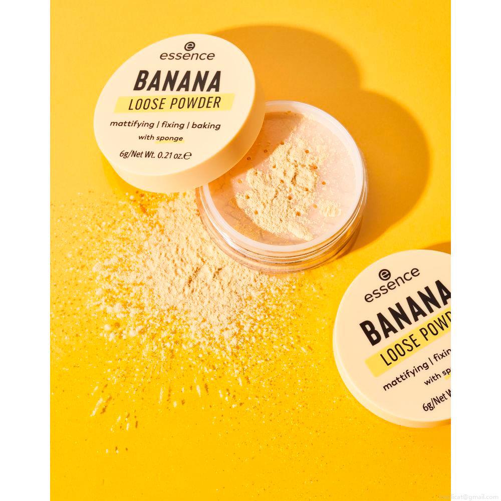 Pó Banana Solto Essence Banana Loose Powder 6 g Pó Banana Solto Essence Banana Loose Powder 6 g