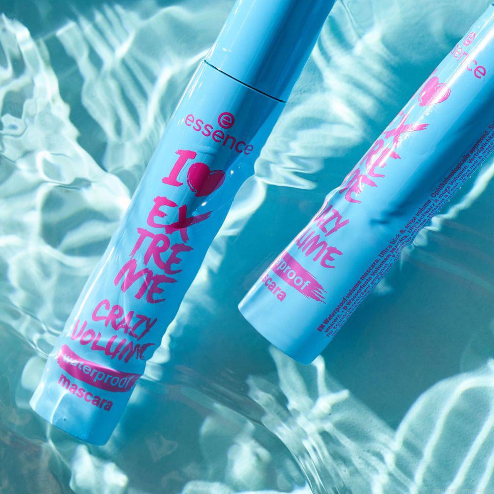 Máscara para Cílios de Volume À Prova D'Água Essence I Love Extreme Crazy Volume Preto 12 ml Máscara para Cílios de Volume À Prova D'Água Essence I Love Extreme Crazy Volume Preto 12 ml