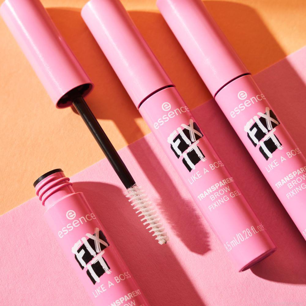 Gel Fixador de Sobrancelha para Definição Essence Like a Boss Fix It Incolor 8,5 ml Gel Fixador de Sobrancelha para Definição Essence Like a Boss Fix It Incolor 8,5 ml