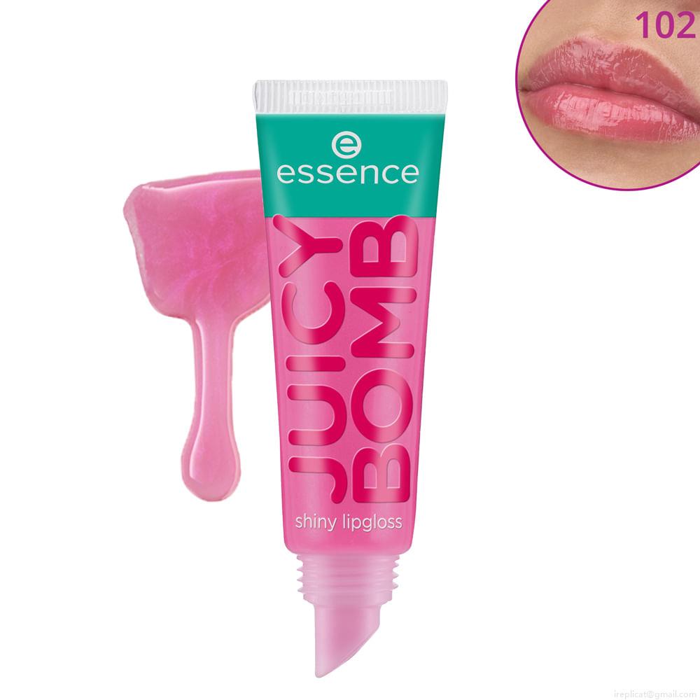 Gloss Labial Líquido Cintilante Essence Juicy Bomb 102 Witty Watermelon 10 ml Gloss Labial Líquido Cintilante Essence Juicy Bomb 102 Witty Watermelon 10 ml