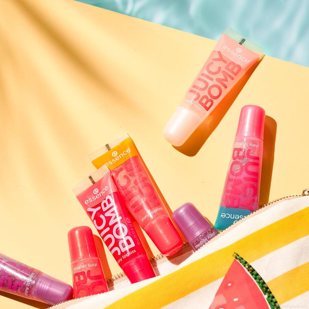 Gloss Labial Líquido Cintilante Essence Juicy Bomb 105 Bouncy Bubblegum 10 ml Gloss Labial Líquido Cintilante Essence Juicy Bomb 105 Bouncy Bubblegum 10 ml