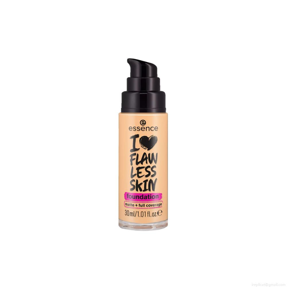 Base Líquida Matte Essence I Love Flawless Skin FPS 20 70 Light Sand 30 ml Base Líquida Matte Essence I Love Flawless Skin FPS 20 70 Light Sand 30 ml