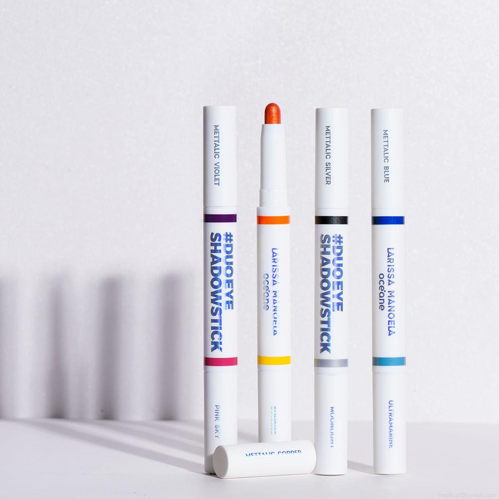 Sombra em Bastão Duo Océane Larissa Manoela Eyeshadow Stick Sunrise Amarelo e Laranja 2,4 g Sombra em Bastão Duo Océane Larissa Manoela Eyeshadow Stick Sunrise Amarelo e Laranja 2,4 g