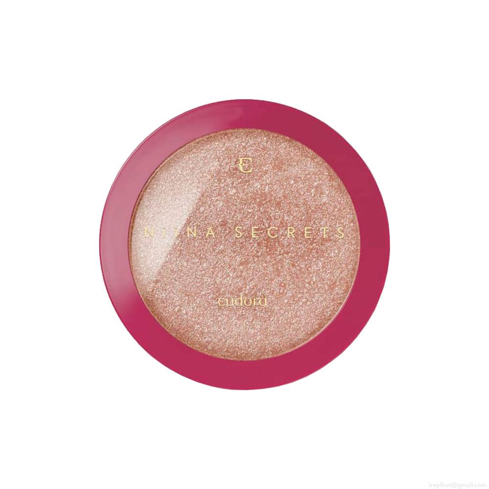 Iluminador Compacto em Pó Power Glow Eudora Niina Secrets Rosé 10 g Iluminador Compacto em Pó Power Glow Eudora Niina Secrets Rosé 10 g