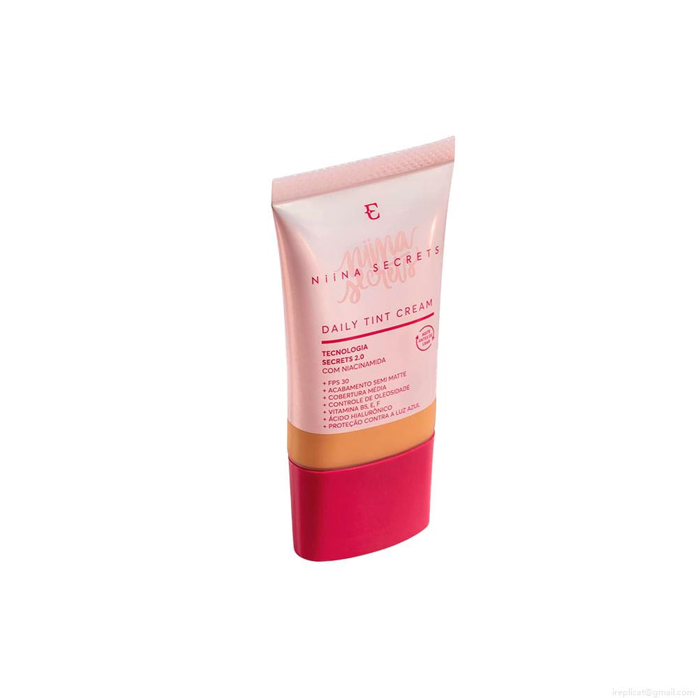 Base Líquida Matte Eudora Niina Secrets Daily Tint Cream Cor 48 25 ml Base Líquida Matte Eudora Niina Secrets Daily Tint Cream Cor 48 25 ml