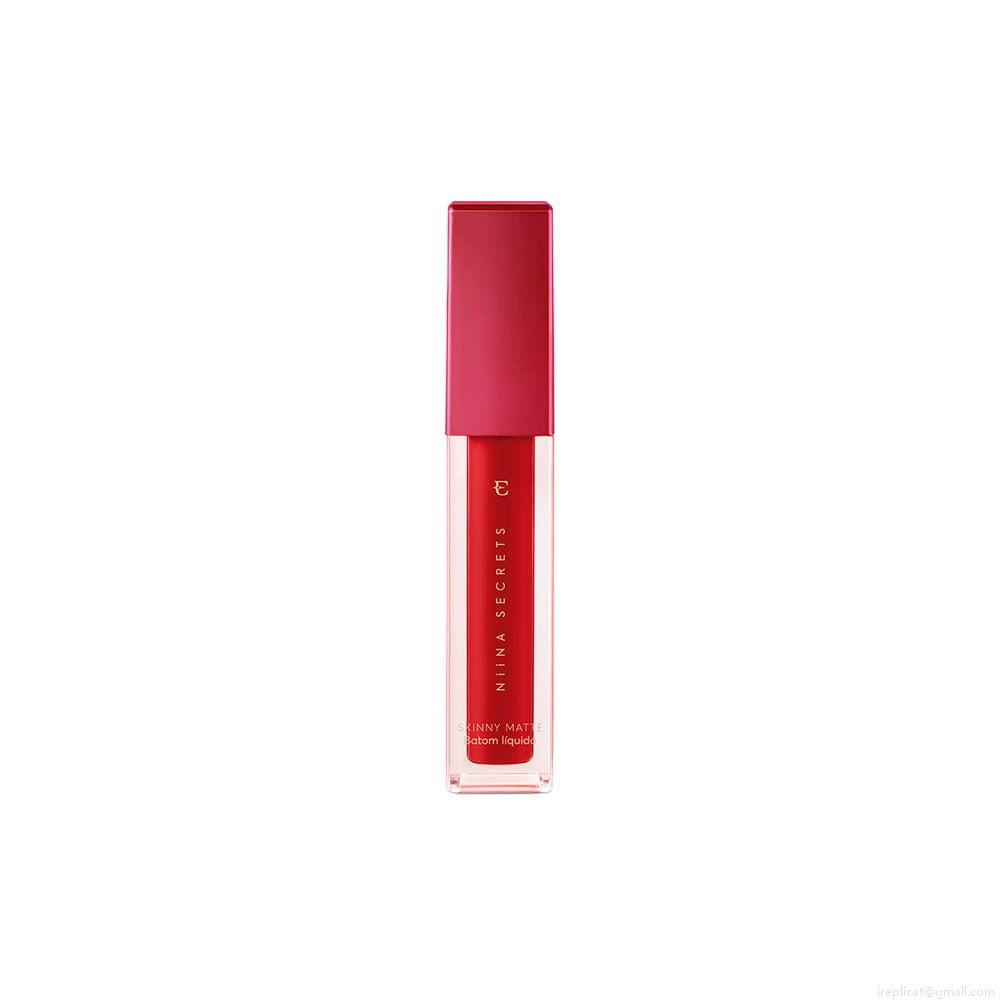 Batom Líquido Matte Eudora Niina Secrets Skinny Vermelho Hibisco 5 ml Batom Líquido Matte Eudora Niina Secrets Skinny Vermelho Hibisco 5 ml