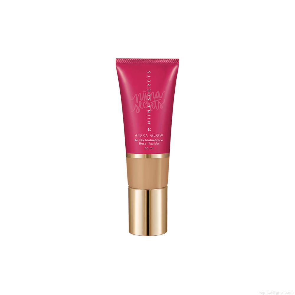 Base Líquida Natural Eudora Niina Secrets Hidra Glow 45 30 ml Base Líquida Natural Eudora Niina Secrets Hidra Glow 45 30 ml