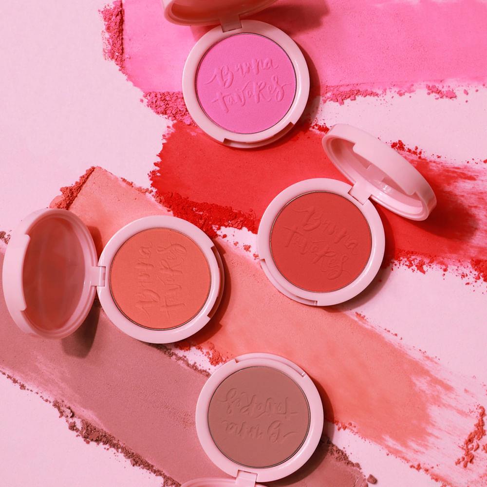 Blush Compacto em Pó Bruna Tavares BT Color Tulipa 5 g Blush Compacto em Pó Bruna Tavares BT Color Tulipa 5 g