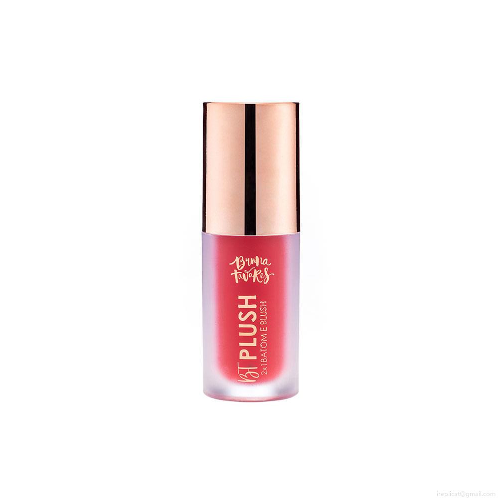 Batom Mousse Semi Matte Bruna Tavares BT Plush Ruby 6 g Batom Mousse Semi Matte Bruna Tavares BT Plush Ruby 6 g