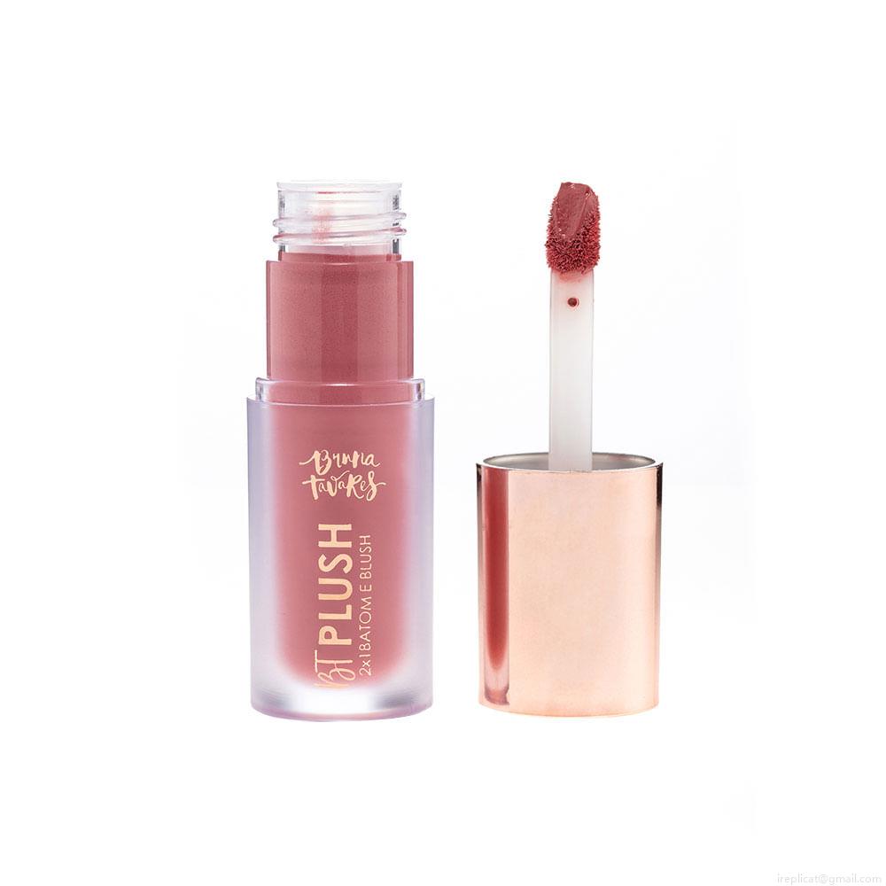 Batom Mousse Semi Matte Bruna Tavares BT Plush Vintage 6 g Batom Mousse Semi Matte Bruna Tavares BT Plush Vintage 6 g